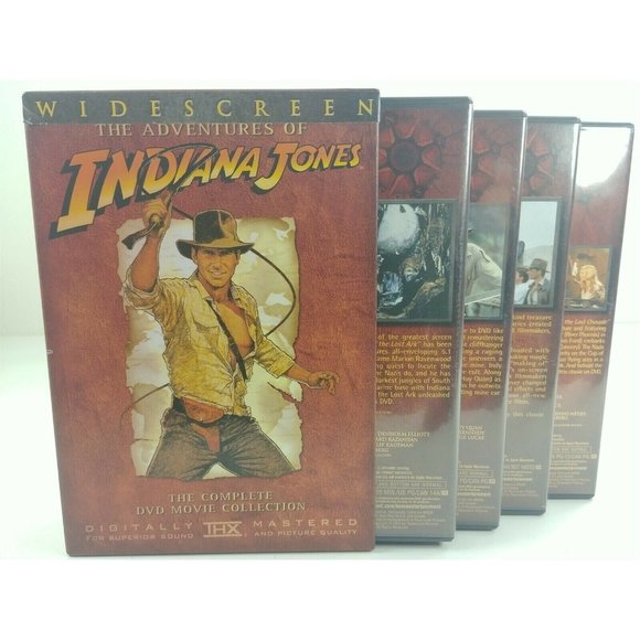 Indiana Jones Complete Collection 4 DVD Box Set Widescreen - Picture 8 of 10